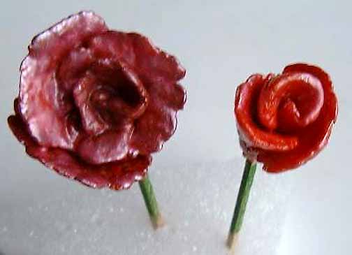 fun with bread roses